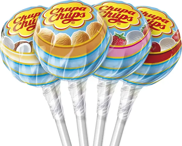 Chupa Chups muzqaymoq ta'mi bilan karamel, 12g/100ta dona, в Узбекистане