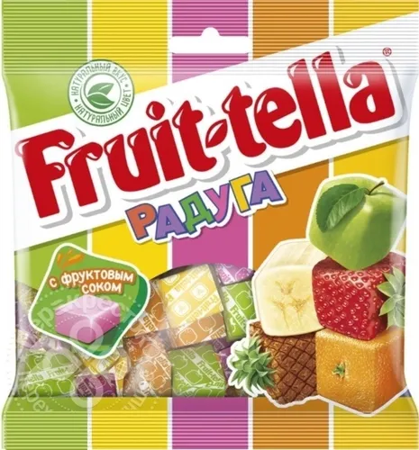 Жевательная конфета Fruit-tella Радуга 70г х 1 шт