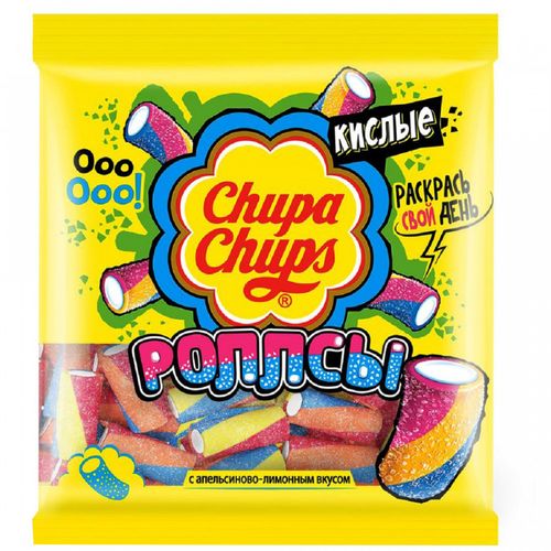 Жевательный мармелад Chupa Chups мини трубочки 150 гр х 1 шт