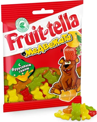 Жевательный мармелад Fruit-tella Медвежата 70г х 1 шт