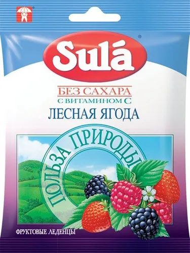 Obakidandon konfetlar Sula Rezavorlar 60g/20ta