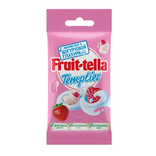 Chaynaladigan marmelad Fruit-tella Tempties 35g/15ta dona, купить недорого