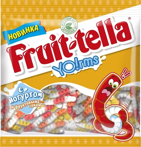 Жевательный мармелад Fruit-tella Йогуртовые червячки 138г х 1 шт