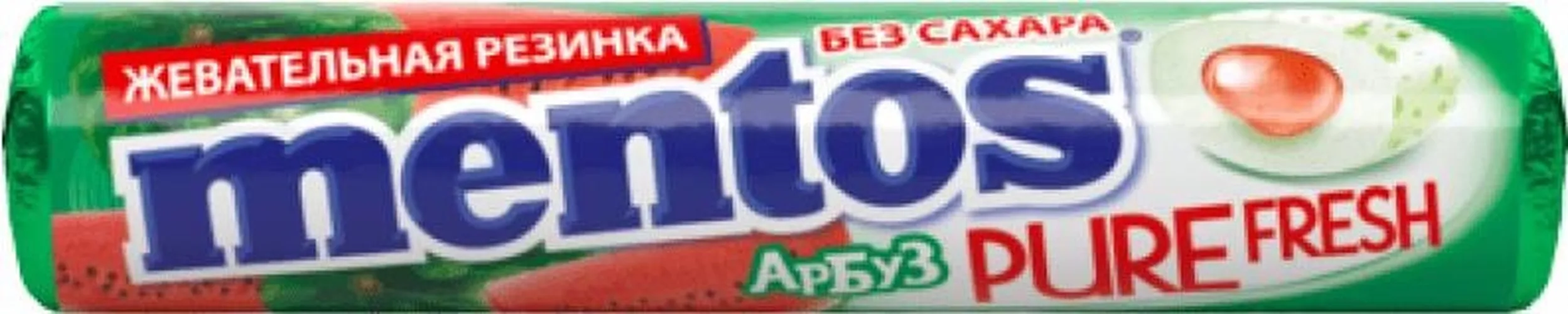 Жевательная резинка Mentos Pure Fresh Арбуз 15.5 г х 24 шт, в Узбекистане