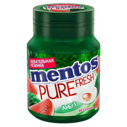 Жевательная резинка Mentos Pure Fresh Арбуз 54г х 1 шт, купить недорого