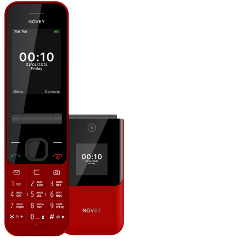 Mobil telefon Novey X77, Red