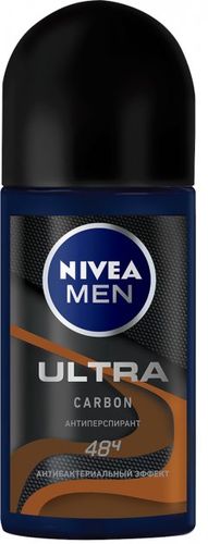 Erkaklar uchun Nivea dezodoranti Ultra Carbon