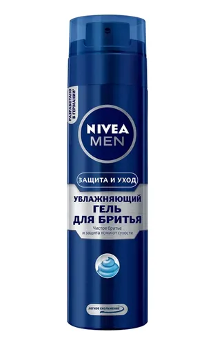 Гель для бритья Увлажняющий Защита и Уход Nivea For Men