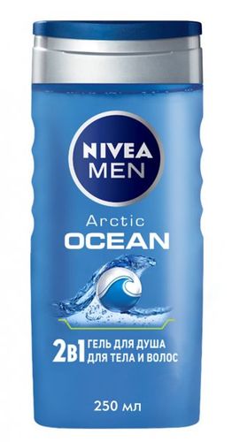 Nivea Shower  Гель для душа для мужчин  «Ocean 2в1»