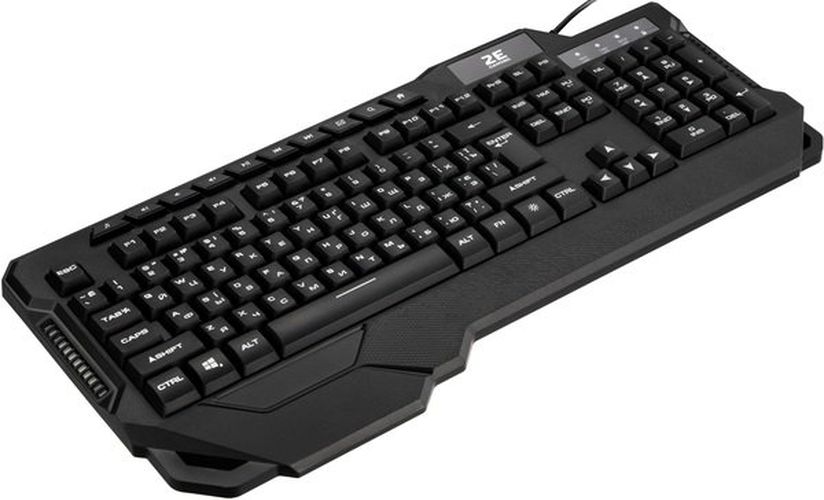 O'yin klaviaturasi 2E GAMING KG340 LED USB Black Ukr (2E-KG340UBK), купить недорого