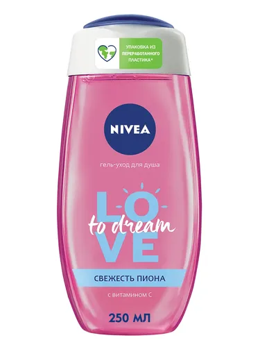 Nivea Shower Гель для душа для женщин Свежесть Пиона