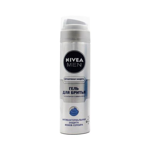 Гель для бритья Серебряная защита Nivea For Men