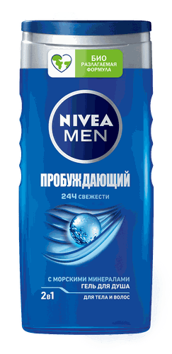 Erkaklar uchun Nivea dush geli "Uyg'otuvchi