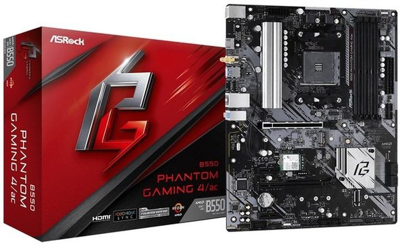 Материнская плата ASRock B550 PHANTOM GAMING 4/AC