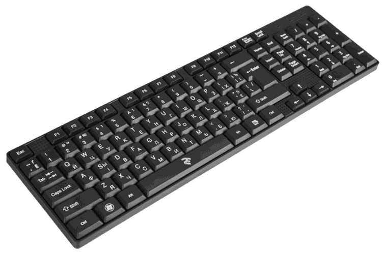 Клавиатура 2E KS 106 USB Black (2E-KS106UB), купить недорого