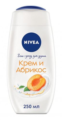 Крем-гель для душа женский Nivea абрикосовый