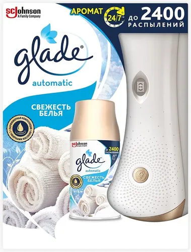 Glade Automatic asosiy sprey bloki Dizayn Kirning yangiligi