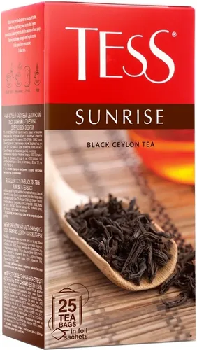 Qora choy TESS Sunrise, 100 gr, 1390000 UZS