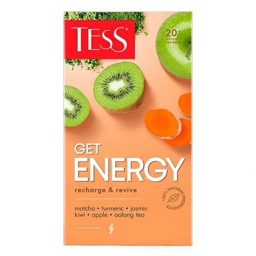 TESS black tea GET ENERGY, купить недорого