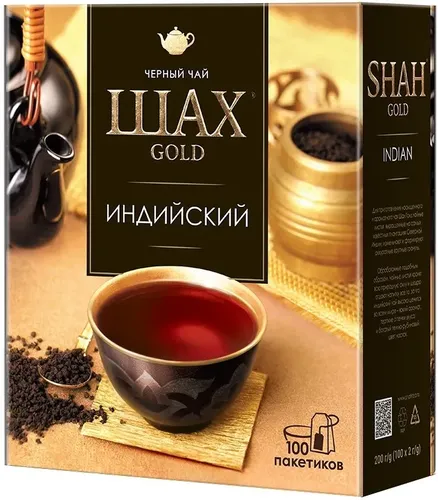 Шах Голд black tea гранулированный Индийский