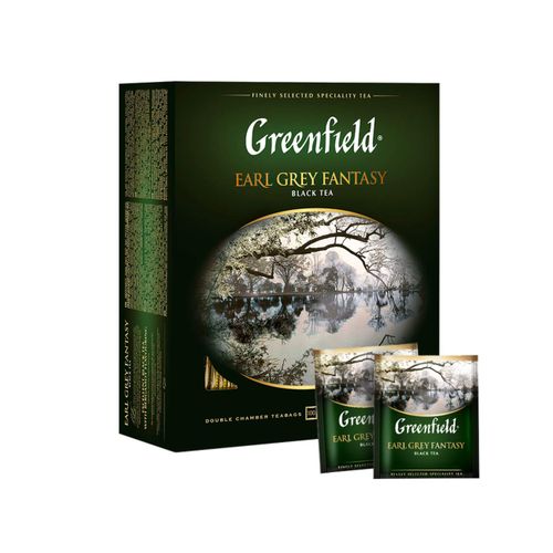 Greenfield black tea EARL GREY FANTASY, в Узбекистане