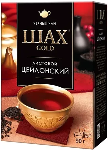 Шах Голд black tea CEYLON, 90 гр, купить недорого