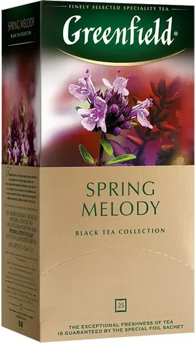 Greenfield black tea SPRING MELODY, купить недорого