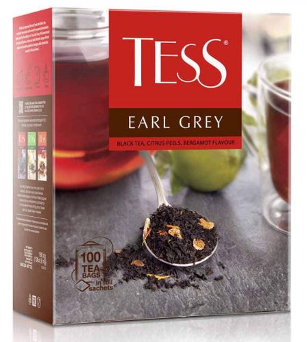 Черный чай TESS Earl Grey, 100 гр, sotib olish