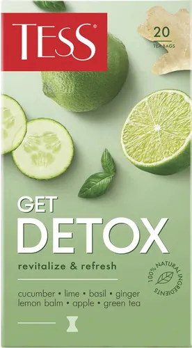 TESS green tea GET DETOX, купить недорого