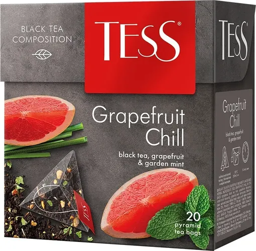 TESS black tea GRAPEFRUIT CHILL, купить недорого