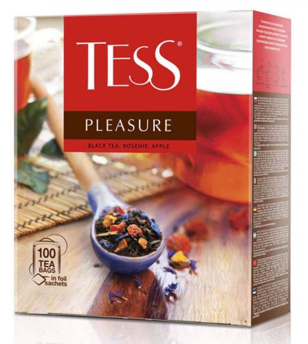 Qora choy TESS Pleasure, 100 gr, O'zbekistonda