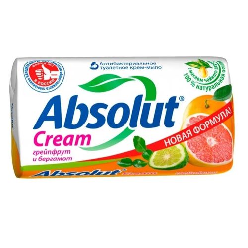 Qattiq sovun antibakterial Absolut "Greypfrut va bergamot