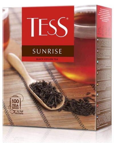 Qora choy TESS Sunrise, 100 gr, O'zbekistonda