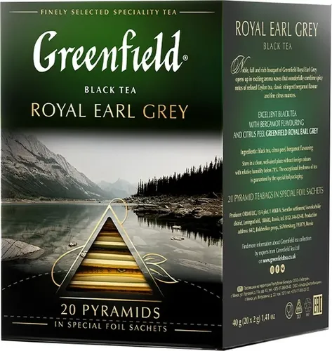 Greenfield black tea ROYAL EARL GREY, купить недорого