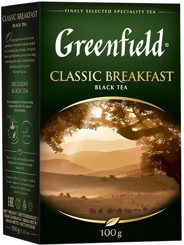 Qora choy Greenfield Classic Breakfast, 100 gr