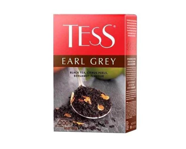 Черный чай TESS Earl Grey, 100 гр, в Узбекистане