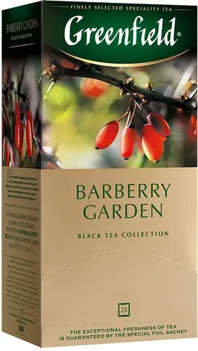 Greenfield black tea BАRBERRY GARDEN, в Узбекистане