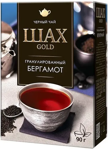 Shah Gold qora choyi granulalangan bergamot, купить недорого