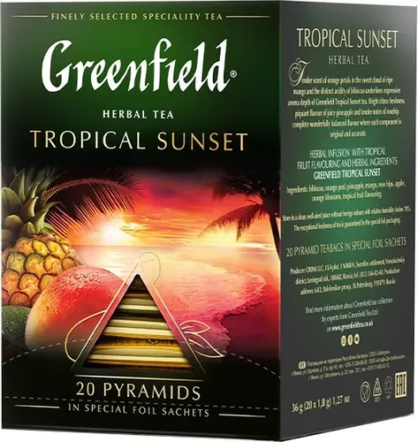 Greenfield herbal inf TROPICAL SUNSET, купить недорого