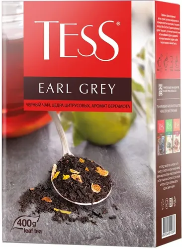 Черный чай TESS Earl Grey, 100 гр, купить недорого