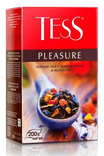 Черный чай TESS Pleasure, 100 гр, в Узбекистане