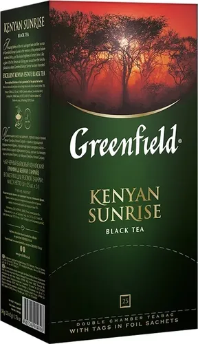 Greenfield black tea KENYAN SUNRISE, фото