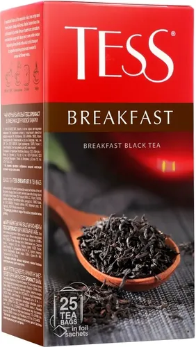 TESS black tea BREAKFAST, в Узбекистане