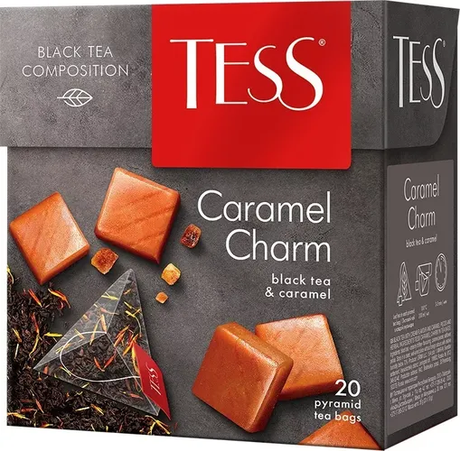 Черный чай TESS Caramel Charm, купить недорого