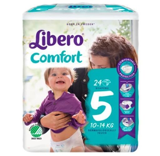 LIBERO tagliklari Comfort "5" (10-14kg) 24 dona