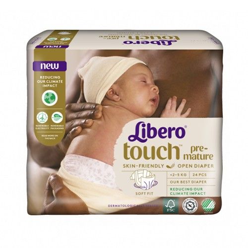 Tagliklar LIBERO Touch Premature "0" (2-5kg) 24 dona