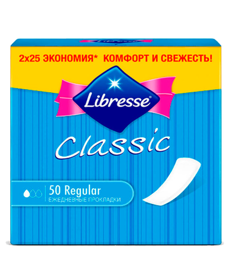 Kundalik prokladkalari LIBRESSE Classic  50 dona