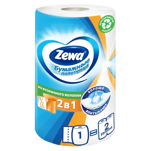 Бумажные Полотенца Zewa 2в1, 1 рулон