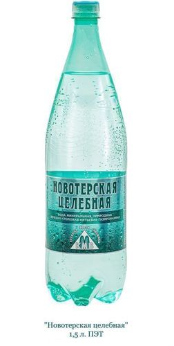 Новотерская Целебная вода минеральная лечебно - столовая газированная ПЭТ, 6, 0.5, в Узбекистане