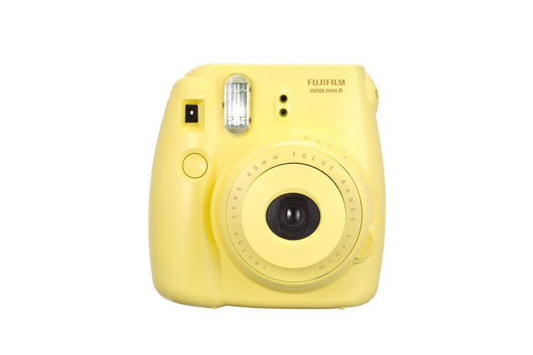 Instax Mini 8 tezkor bosib chiqarish kamerasi, sariq